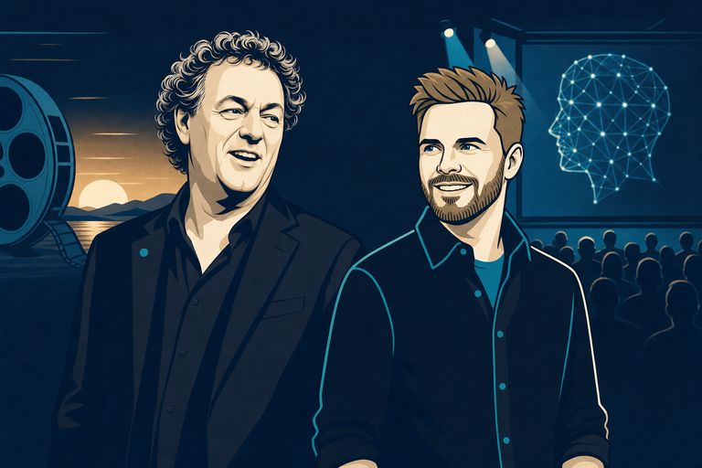 Gerd Leonhard or Jonathan Mall - illustrated keynote speaker comparison