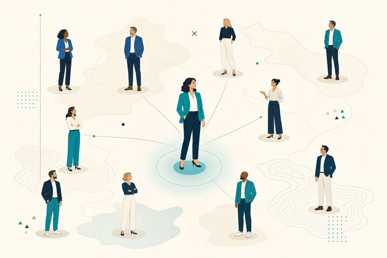 Keynote Speaker im Vergleich — illustrierte Positionierungskarte von 14 Speakern