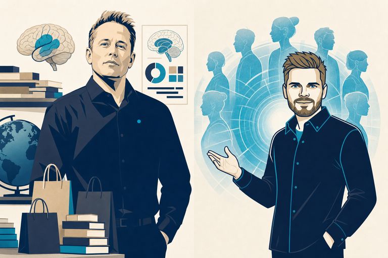 Martin Lindstrom vs. Jonathan Mall - illustrated keynote speaker comparison
