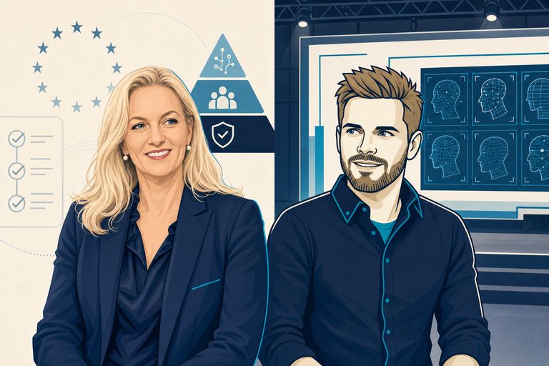 Martina Peukert vs. Jonathan Mall - illustrierter Keynote-Speaker-Vergleich