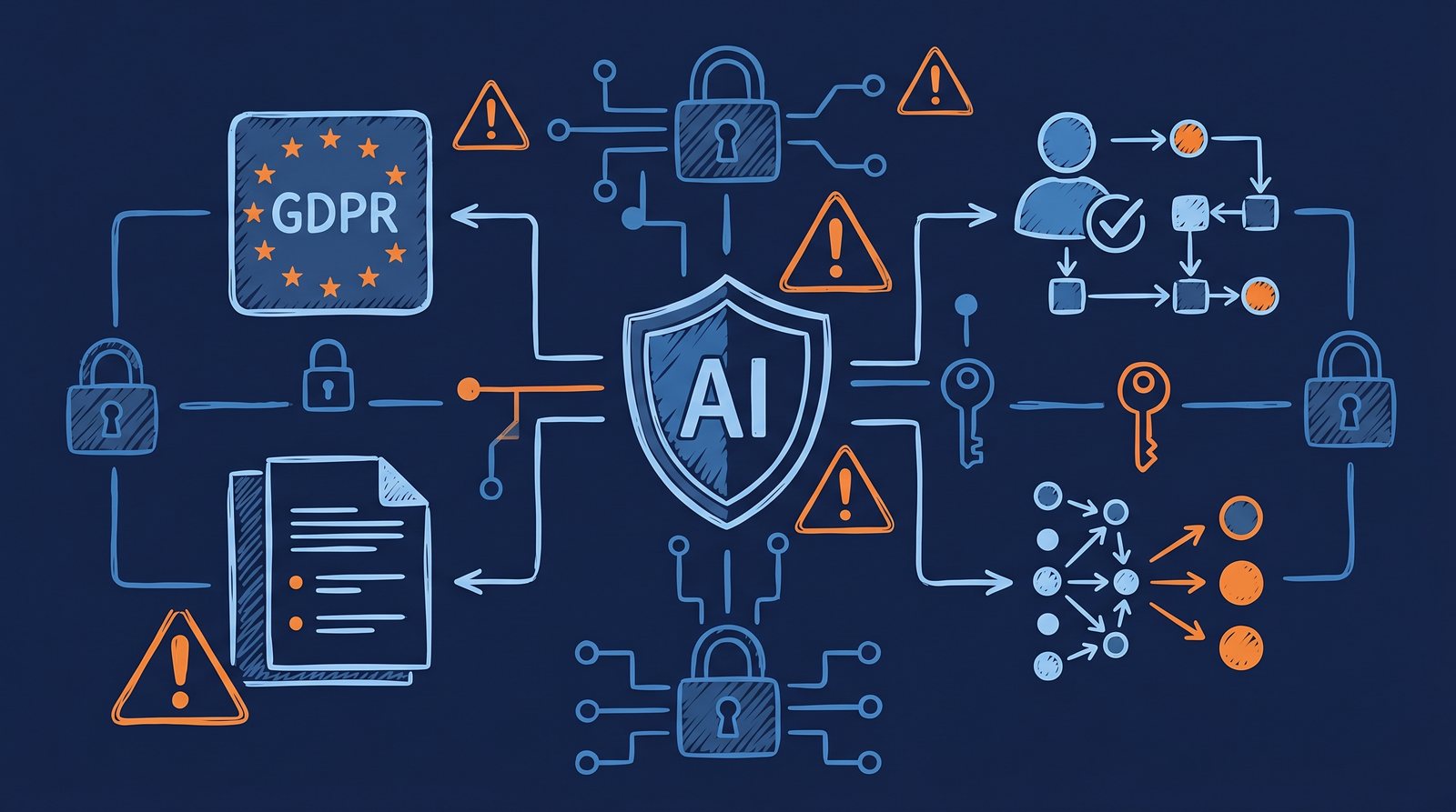 Enterprise AI Governance GDPR compliance audit trail human-in-the-loop data security