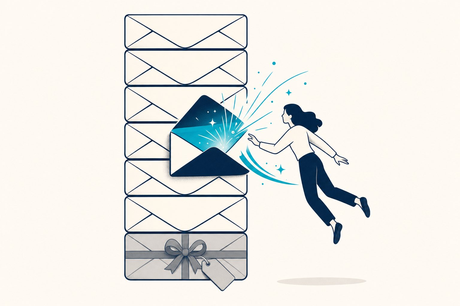 Stylized recreation: inbox: expectation gap beats label